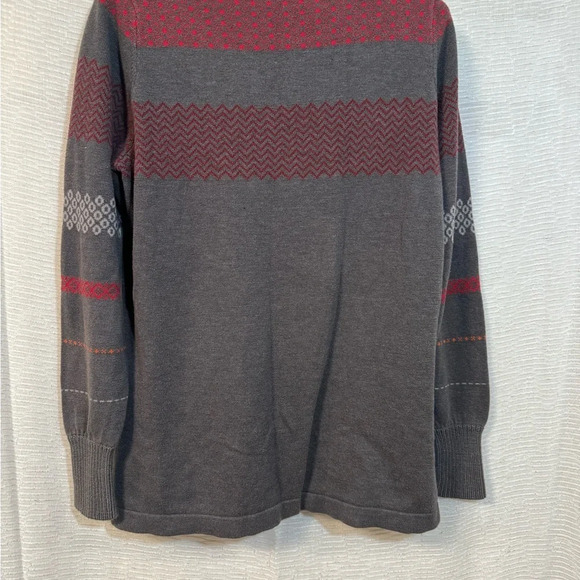 Woolrich women’s Long sleeve Pullover Henley Grey Size Large - Picture 5 of 6